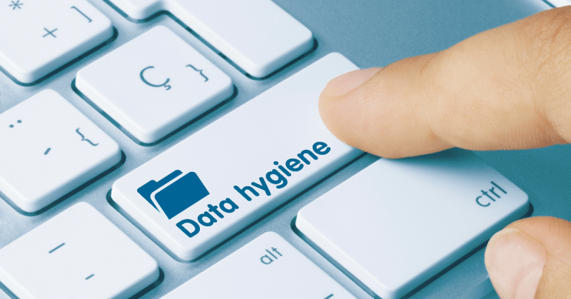 data hygiene button on keyboard